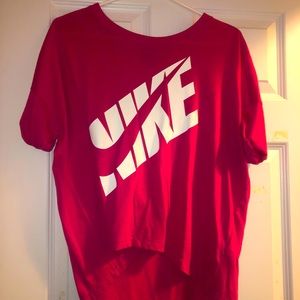 Pink Nike shirt